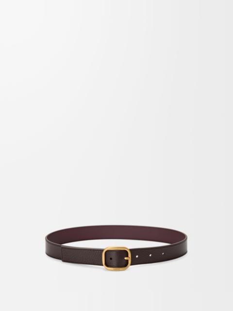Loewe Rounded soft belt in supple grained calfskin
