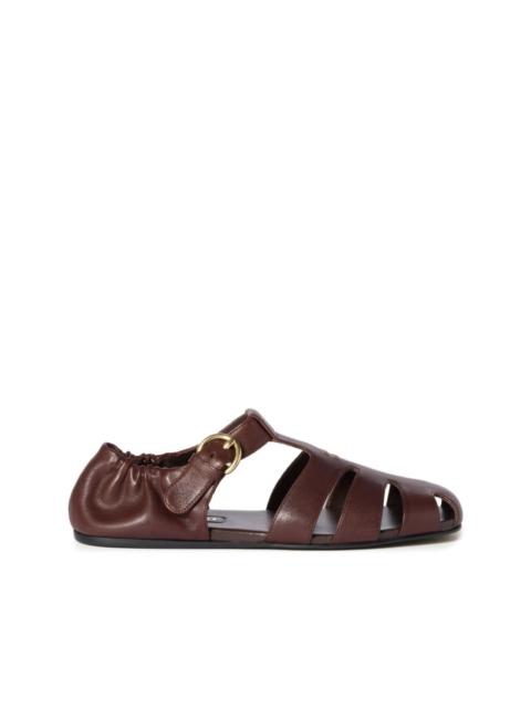 Ruches fisherman's sandals
