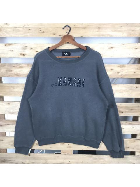 Other Designers Vintage - Vintage Kansai Yamamoto Crewneck Sweatshirt Big Logo