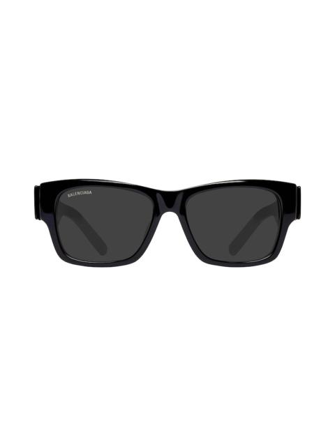 BALENCIAGA Max Square Af Sunglasses  in Black