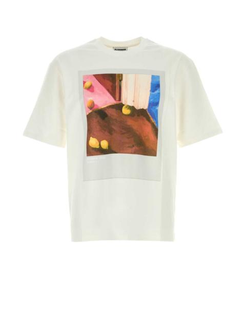 Jil Sander Jil Sander Men White Cotton T-Shirt