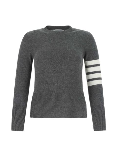 Thom Browne Dark Grey Wool Sweater