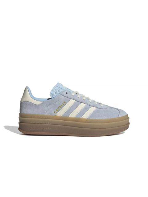 adidas Originals Gazelle Bold "Clear Sky/Cream White/Gold Metallic" Women's Shoe