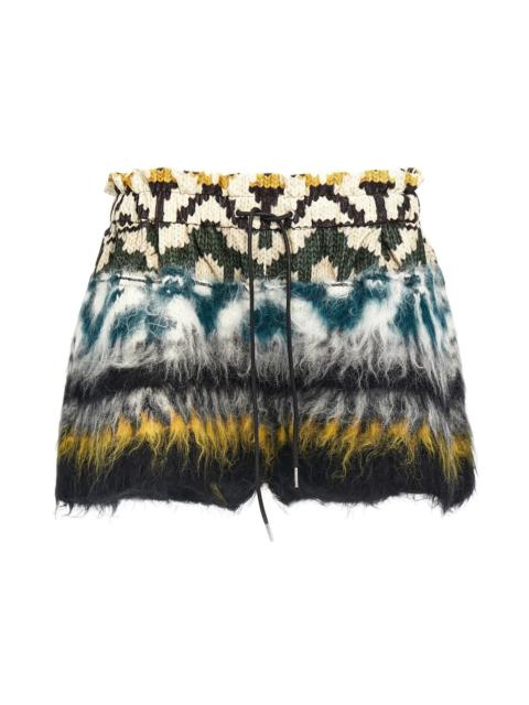 Sacai Women Patterned Shorts