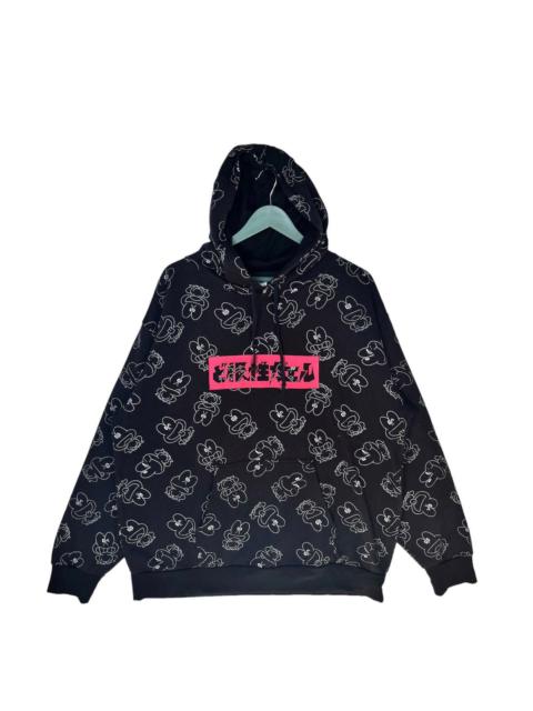 Other Designers Vintage The Gutsy Frog All Print Hoodie