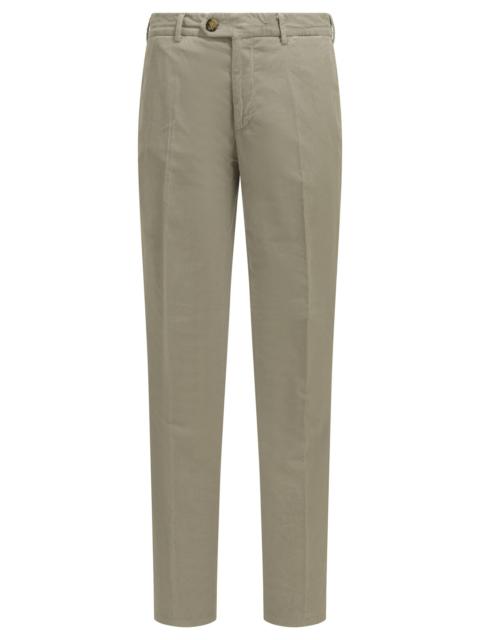 Brunello Cucinelli Brunello Cucinelli Tailored Cotton Velvet Pants Grey