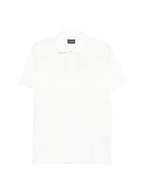 EMPORIO ARMANI Logo cotton polo shirt