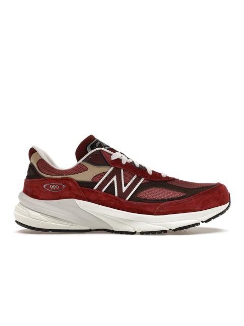 New Balance New Balance 990v6 MiUSA Teddy Santis Burgundy Tan