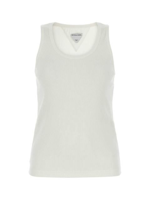 Bottega Veneta Bottega Veneta Women White Jersey Tank Top