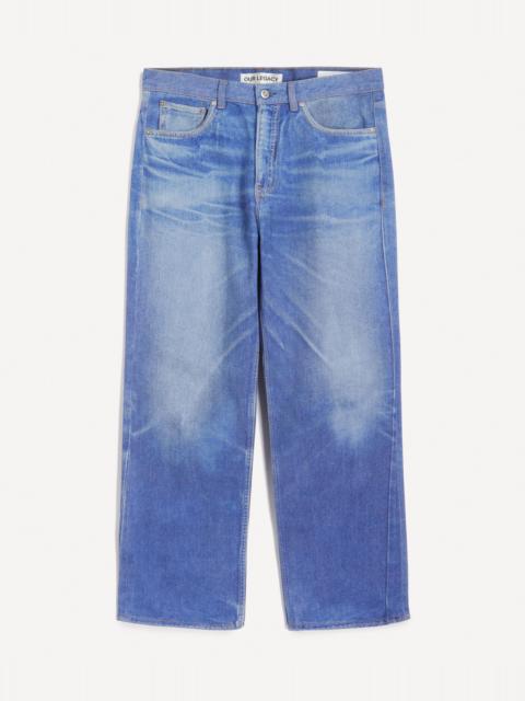 Our Legacy Third Cut Digital Blue Aurora Print Jeans