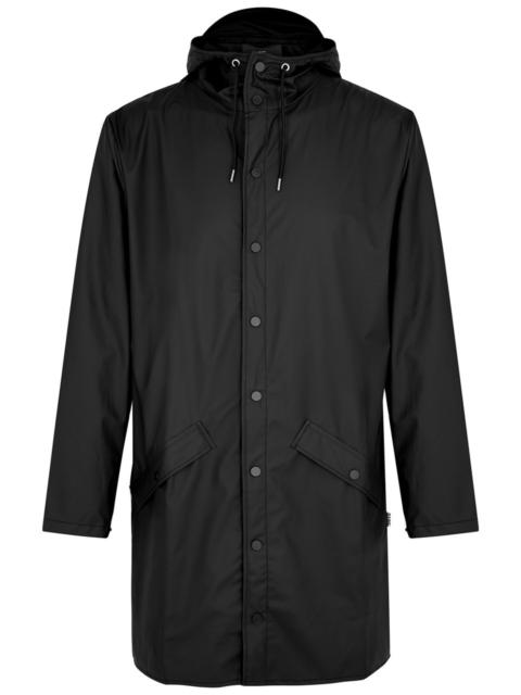 RAINS Long matte rubberised raincoat