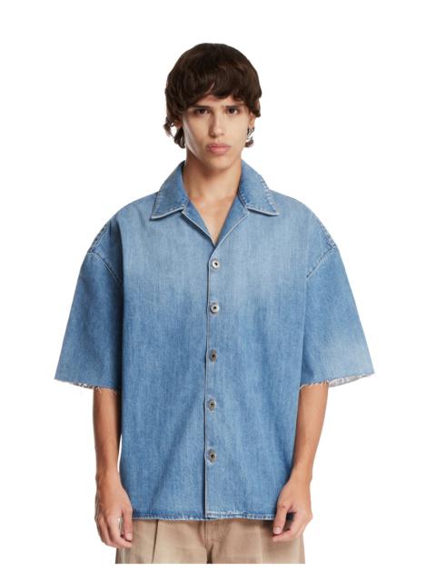 Blue Denim Anagram Shirt