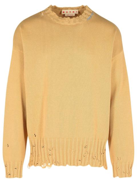 Marni Marni Beige Cotton Sweater Men