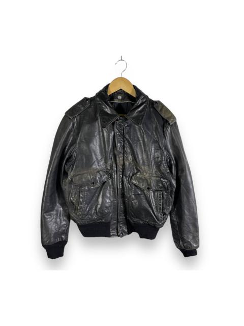 Vintage Schott A2 Flight Leather Jacket