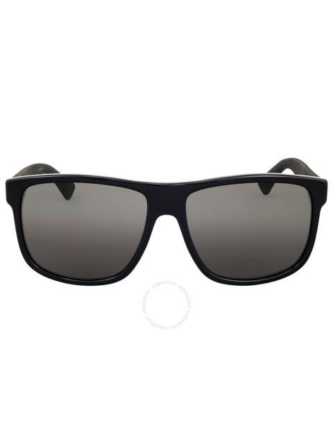 GUCCI Gucci Grey Square Men's Sunglasses GG0010S 001 58