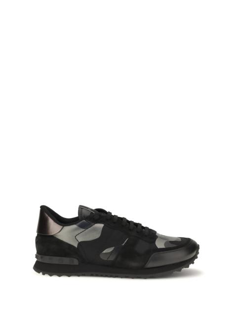 Valentino Valentino Garavani Rockrunner Camouflage Laminated Sneakers