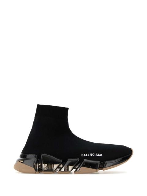 BALENCIAGA Balenciaga Women Black Stretch Fabric Speed 2.0 Sneakers