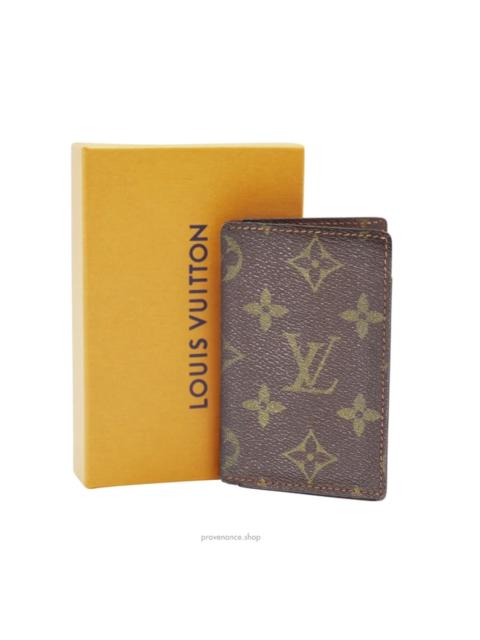 Louis Vuitton Louis Vuitton Pocket Organizer Card Wallet - Monogram