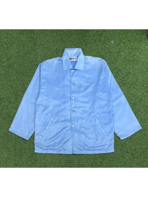 Other Designers Archival Clothing - VTG 90s BITCH SKATEBOARD SHIRT WOVEN EMBROIDERY SPELL JACKET