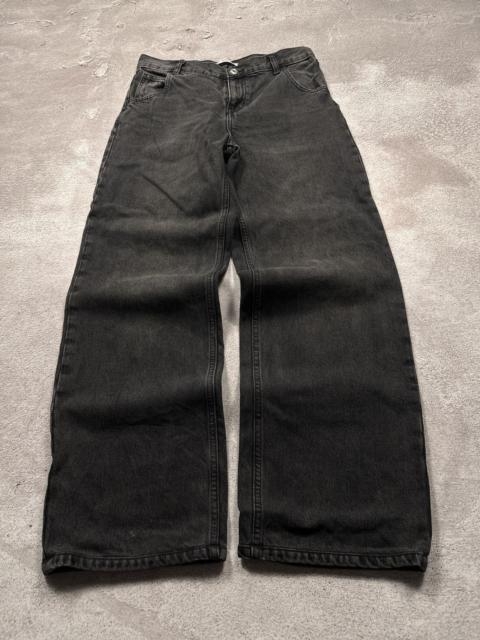 Other Designers Le Grande Bleu (L.G.B.) - Vintage Y2K Balenciaga Style Baggy Wide Length Denim Jeans