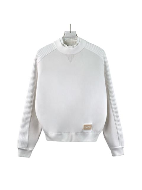 Louis Vuitton Louis Vuitton White Crew Neck Long Sleeve Sweatshirt