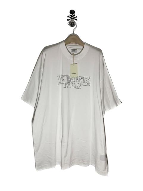 VETEMENTS Vetements Paris Short Sleeve T-Shirt