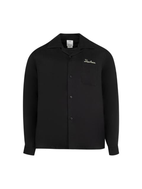 logo-embroidered shirt
