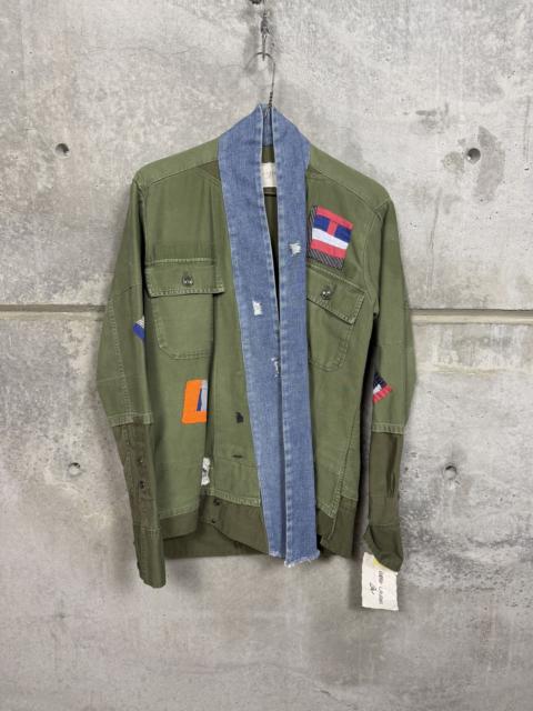 Greg Lauren Greg Lauren Gees Bend Army GL 1 Kimono Jacket