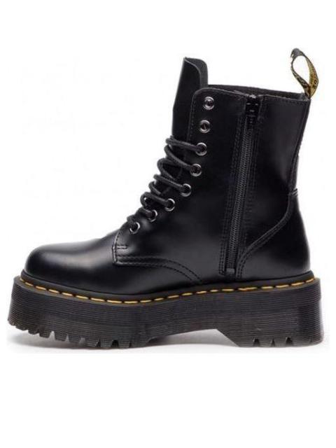 Dr. Martens (WMNS) Dr. Martens Jadon Smooth Leather Platform Boot 'Black' 15265001