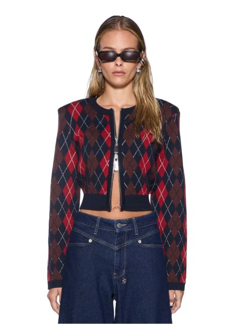 Ksubi FABLE CARDI RED ARGYLE