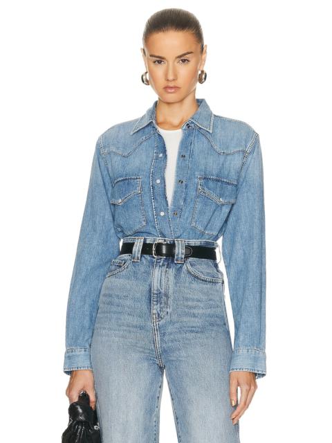Citizens of Humanity Cropped Western Shirt
