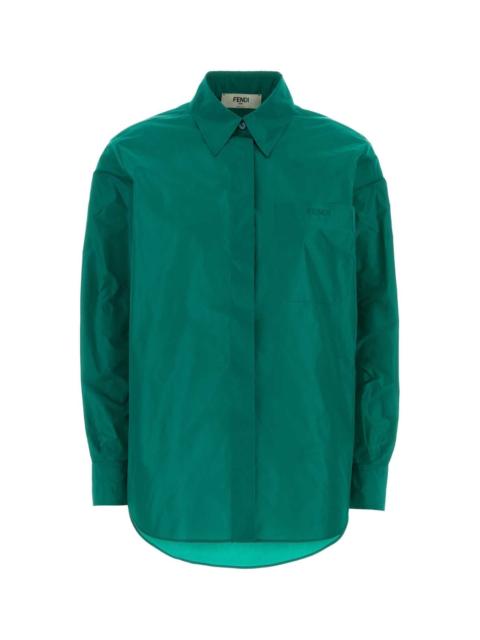 FENDI Fendi Women Turquoise Taffetas Shirt