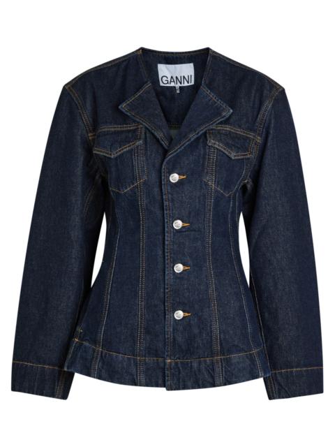 GANNI Ganni Panelled Denim Jacket