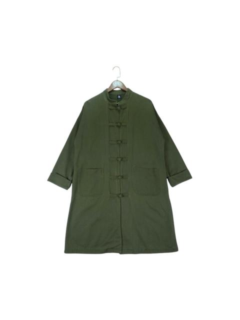 Other Designers Merlot Mandarin Collar Long Jacket