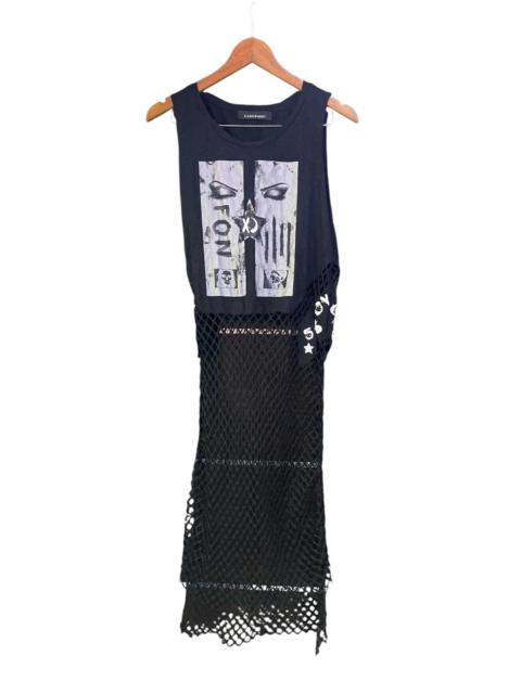 Other Designers Japanese Brand × Seditionaries - Gladnewsmart Sleeveless Mesh Long Dress