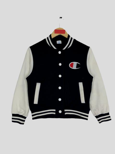 Other Designers Vintage - Vintage Champion Lovetoxic Varsity Jacket Women Jacket