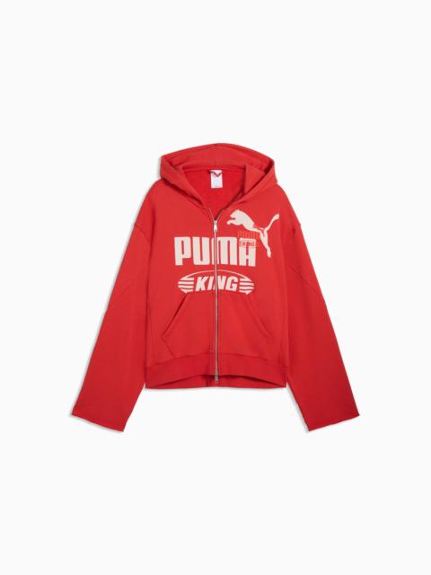 PUMA King Men's Zip-Up Hoodie