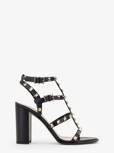 Valentino Valentino Garavani Rockstud Leather Sandals With Iconic All-Over Studs