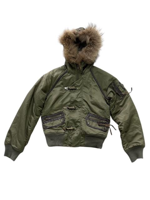 Other Designers Le Grande Bleu (L.G.B.) - LB-03 NEW YORK FAUX FUR ZIP HOODIE LGB STYLE