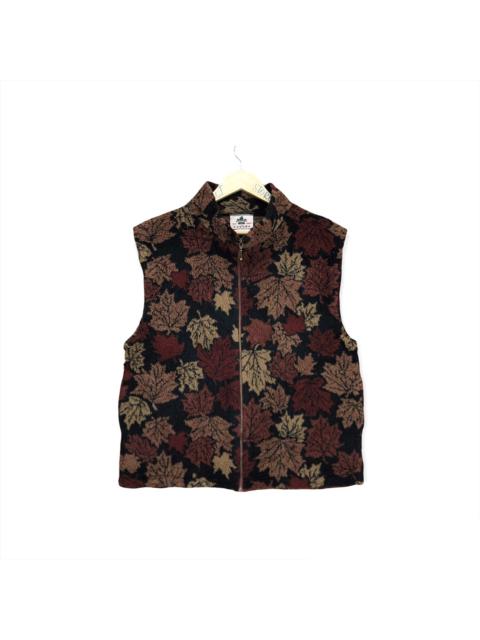 Other Designers Canada - Canada Full Print Fleece Vest