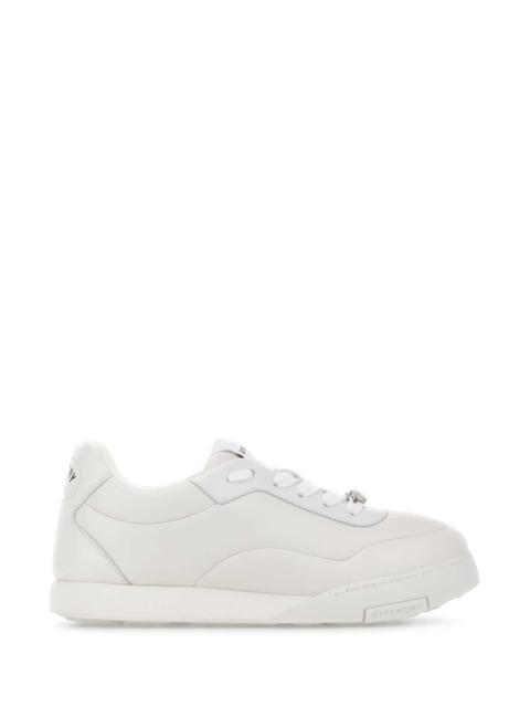 Givenchy Givenchy Men White Leather Givenchy Yard Sneakers