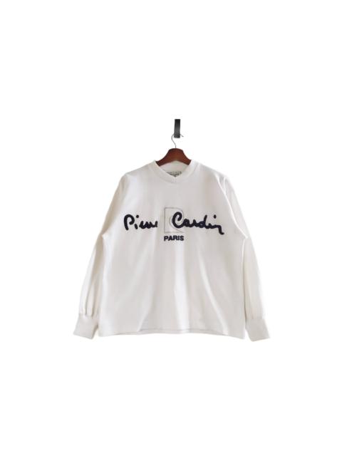 Other Designers Pierre Cardin × Vintage - Vintage Pierre Cardin Big Logo Embroidered Crewneck