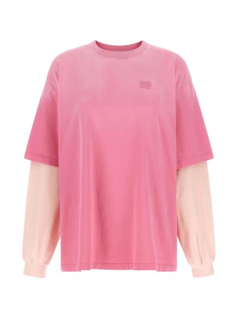 GANNI Double layer sleeve t-shirt