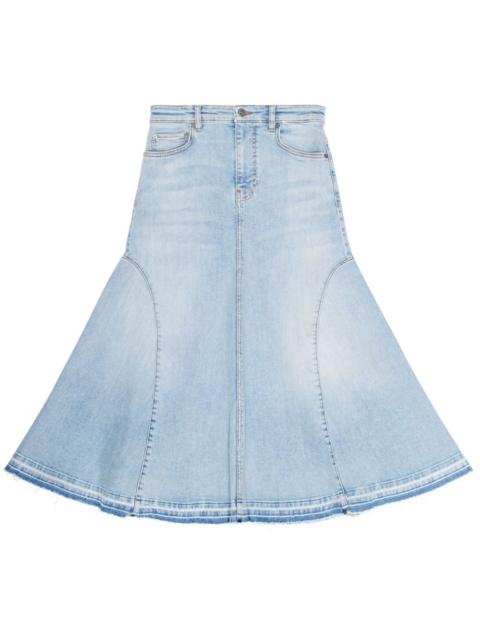 GANNI Ganni Women Organic Cotton Denim Skirt