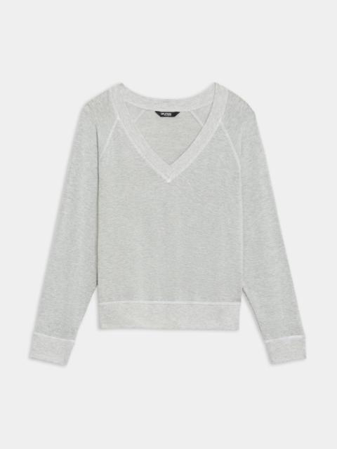 SPLITS59 Bennie Fleece V Neck Sweatshirt
