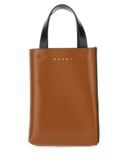 Marni Woman Two-Tone Leather Nano Museo Handbag