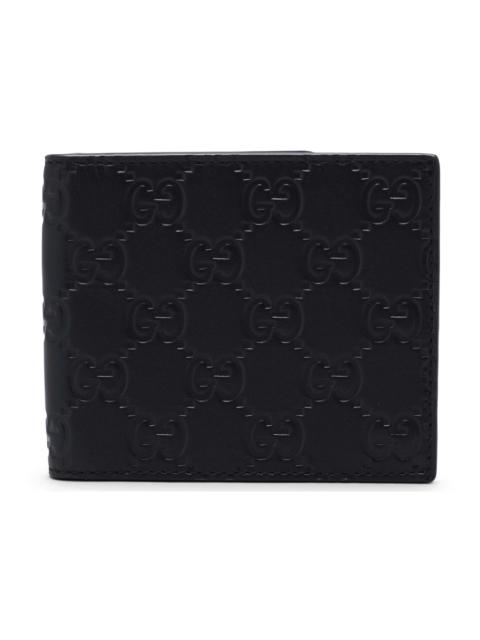 GUCCI Gucci Bifold Wallet Signature Black