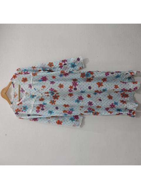 Other Designers Issey Miyake - Vintage Full Print Flower Sleep Pajama