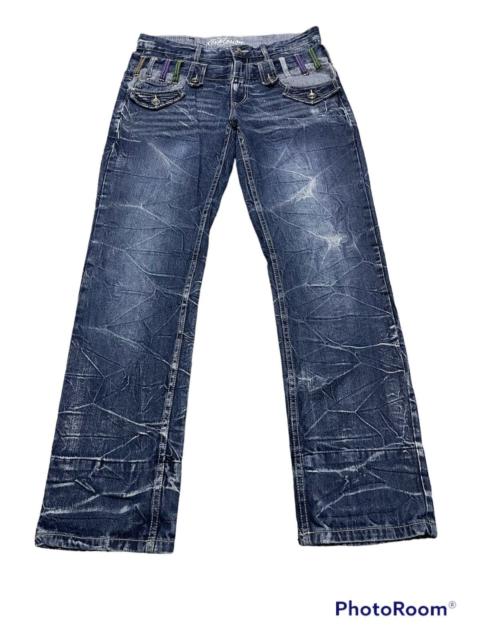 Other Designers BEST OFFER‼️RARE VINTAGE JAPANESE BRAND DOUBLE WAIST JEANS