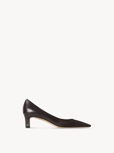 The Row Carla Pump 45 in Leather